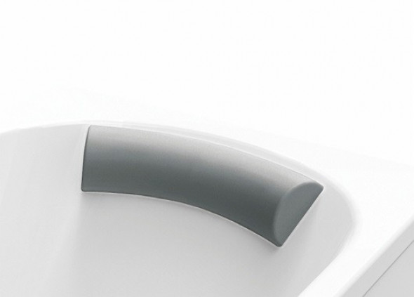 Koło Clarissa zagłówek do wanny szary SP007