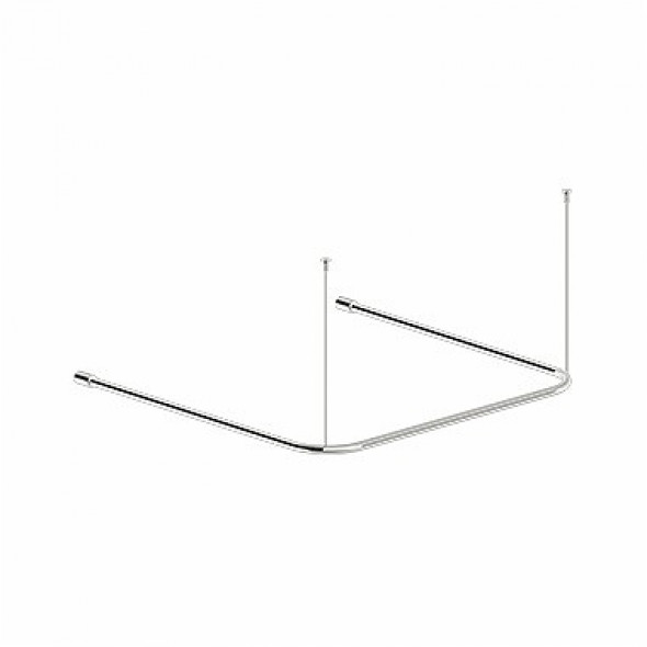Koło Lehnen Concept Pro wieszak zasłony prysznicowe 3-stronny 90 cm stal nierdzewna L63201000