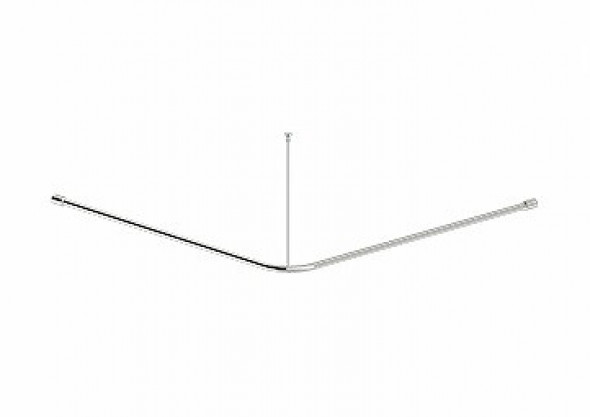 Koło Lehnen Concept Pro wieszak zasłony prysznicowe narożny 120 cm stal nierdzewna L63102000