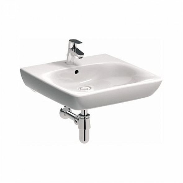 Koło Nova Pro umywalka dla osób niepełnosprawnych 55cm 55x55 biały M38155