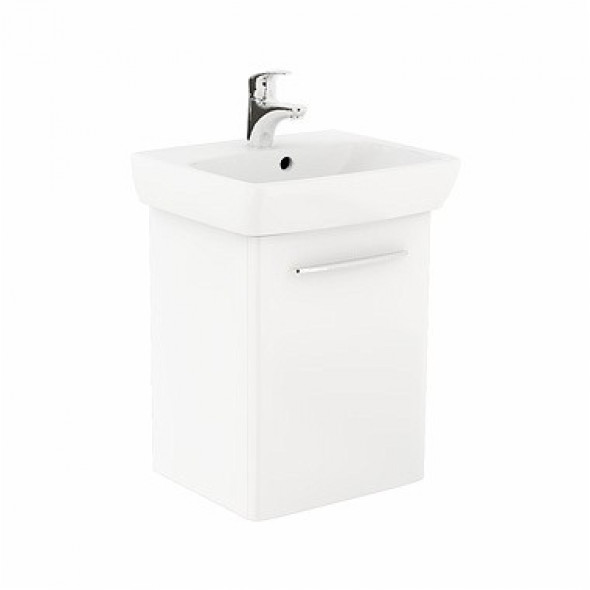 Koło Nova Pro zestaw umywalka 50cm z otworem + szafka biały połysk M39004
