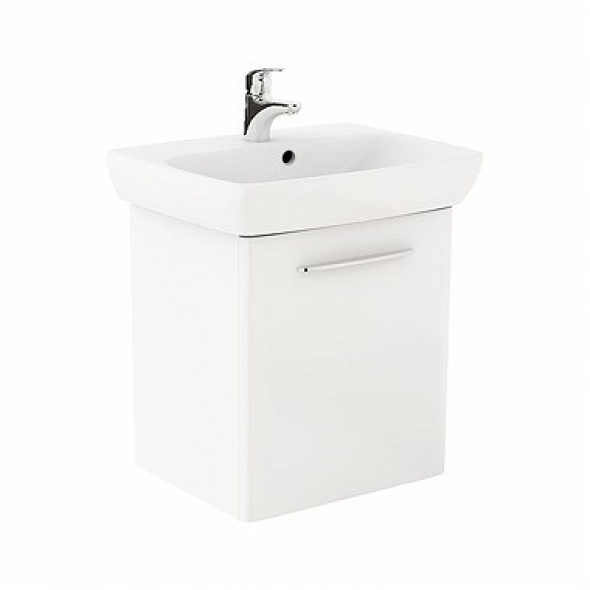 Koło Nova Pro zestaw umywalka 60cm z otworem + szafka biały połysk M39006