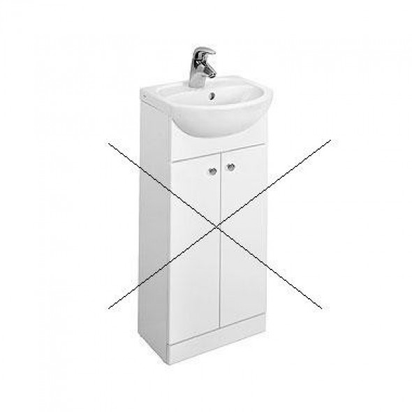 Koło Solo umywalka meblowa 40cm z otworem 72942