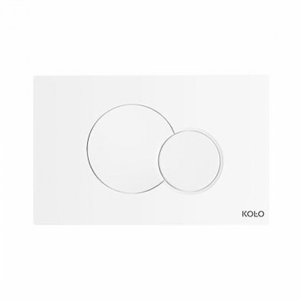 Koło Technic Eclipse 2 przycisk spłukujący do WC biały 94150001