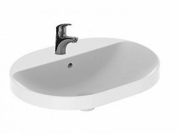 Koło Variform umywalka eliptyczna wpuszczana w blat 60 x 45 cm 500.732.01.6