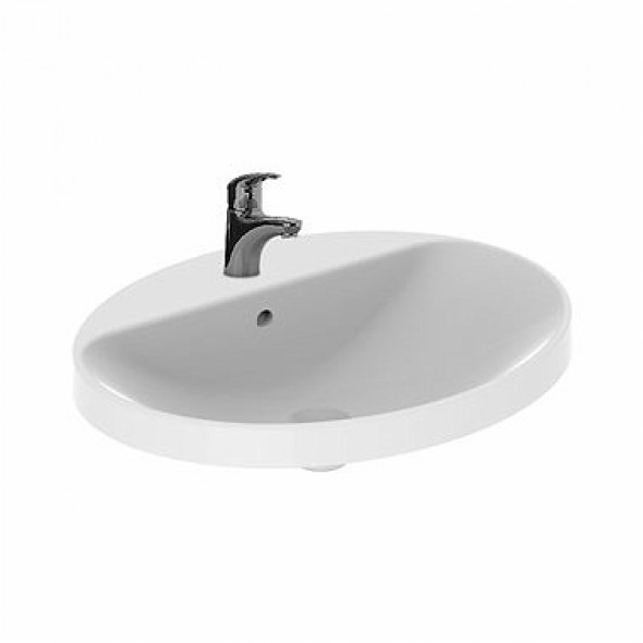 Koło Variform umywalka owalna wpuszczana w blat 60 x 48 cm 500.724.01.6