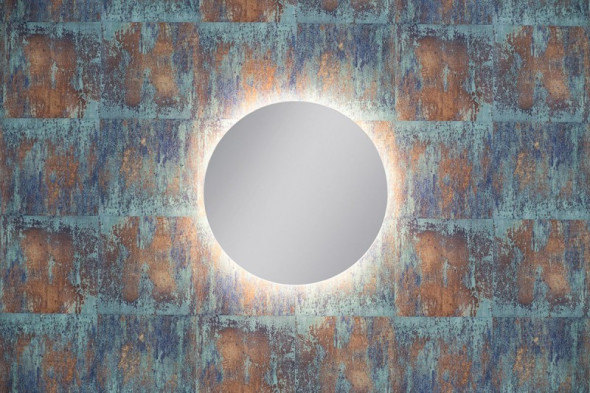 Kraft Moon Lustro okrągłe fi 70 cm z podświetleniem Led