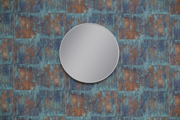 Kraft Olymp Lustro okrągłe fi 80 cm biały mat