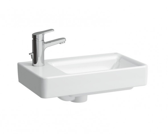 Laufen Pro-S umywalka asymetryczna mała 48cm z otworem po lewej stronie biały H8159550001041