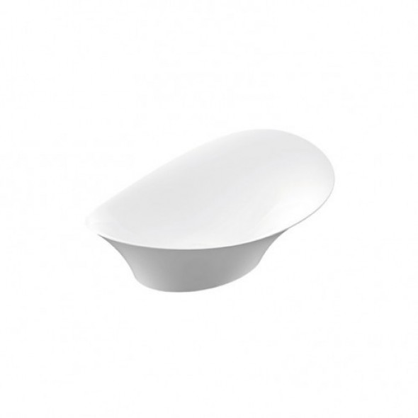 Marmorin Alice II umywalka nablatowa asymetryczna 67x39 cm Mineralicast P_U_002_02_0672