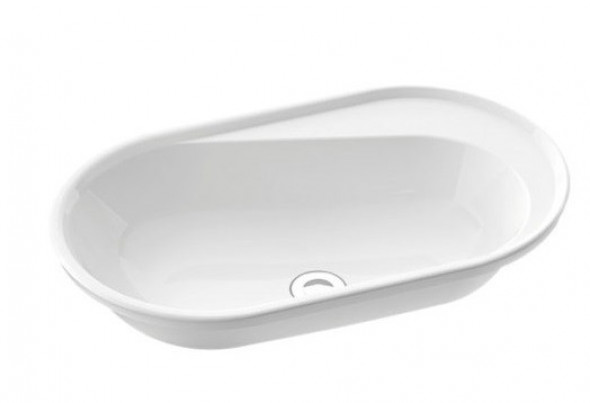 Marmorin Alta umywalka wpuszczana w blat 65x39 cm Mineralicast 647 065 020 010