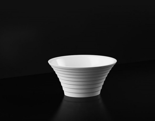 Marmorin Cascada umywalka stawiana na blat 44x37 cm Mineralicast P_U_013_01_0436