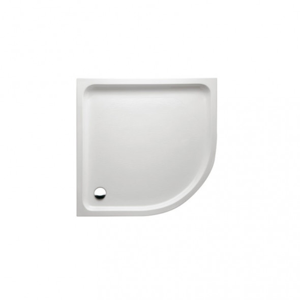 Marmorin Ceti brodzik półokrągły płaski Mineralicast 90x90 185 090 201