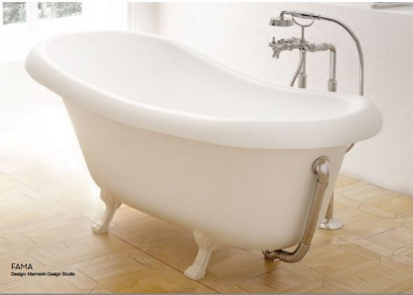 Marmorin Fama wanna wolnostojąca retro Mineralicast 173x82,5 566 173 020 010