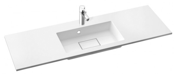 Marmorin Lira 120 umywalka z otworem 120x39 cm Mineralicast 640 120 022 011