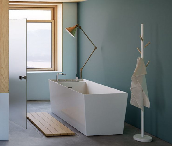 Marmorin Tantinum wanna wolnostojąca 155x70 Mienralicast P_W_532_01_1550