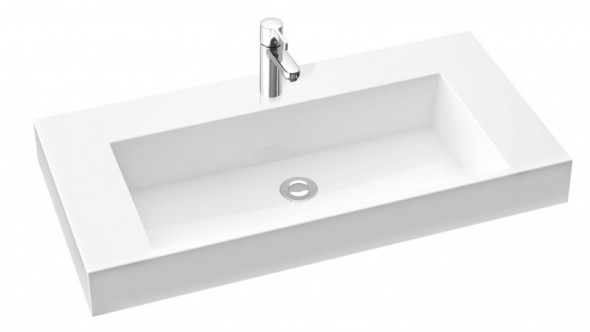 Marmorin Teo 90 umywalka z otworem 90cm Mineralicast 641 090 020 011