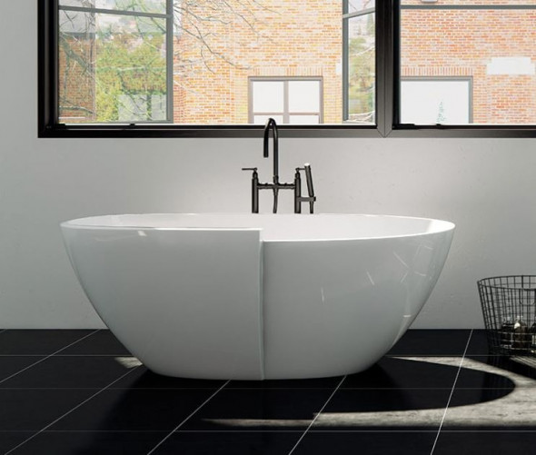 Marmorin Zora wanna wolnostojąca 163x87 Mineralicast P_W_531_01_1628