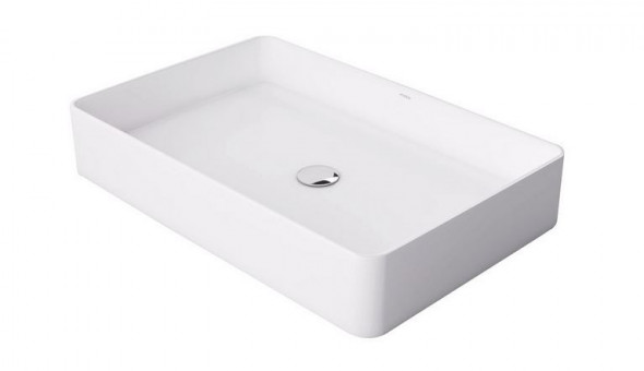 Massi Atimo umywalka stawiana na blat prostokątna 61x41 cm biały MSU-0014