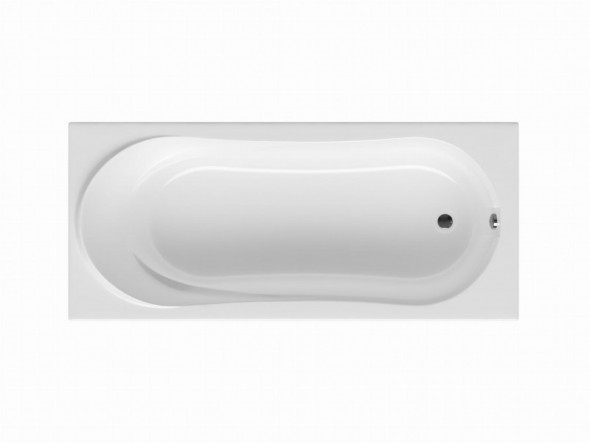 Massi Bonta wanna prostokątna z przelewem 160x75 cm biały MSWT-BO-00116075