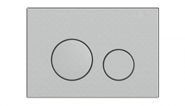 Massi Ippo Enco przycisk spłukujący do WC satyna srebrny matowy MSST-P02