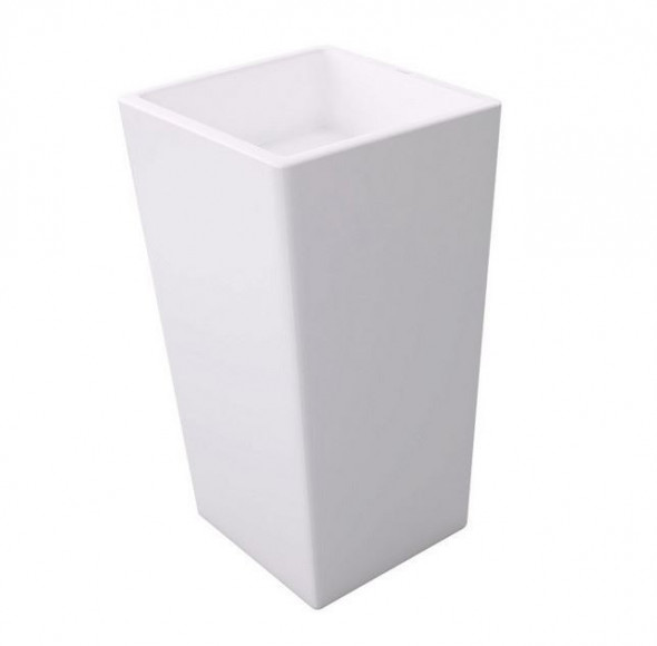 Massi Kubik umywalka monolityczna wolnostojąca kwadratowa 40x40 cm MSUS-003