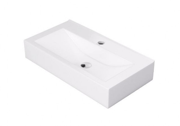 Massi Lano umywalka stawiana na blat z otworem na baterię 60x30 cm MSU-5887B