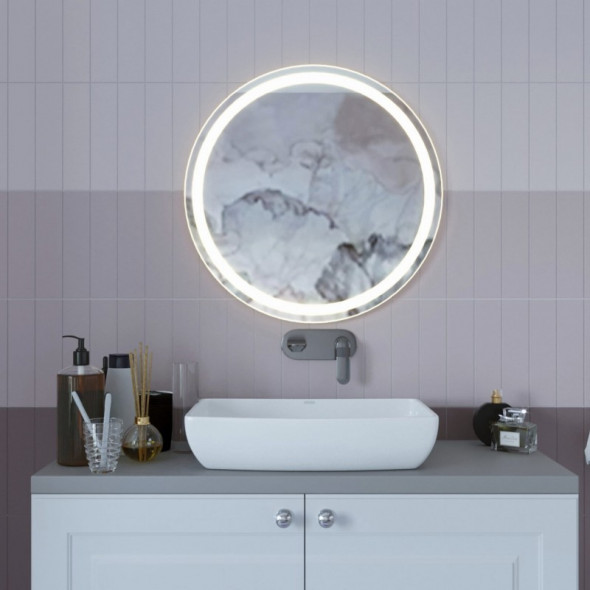 Massi Lumo lustro okrągłe z oświetleniem LED 80 cm MSL-LU-800