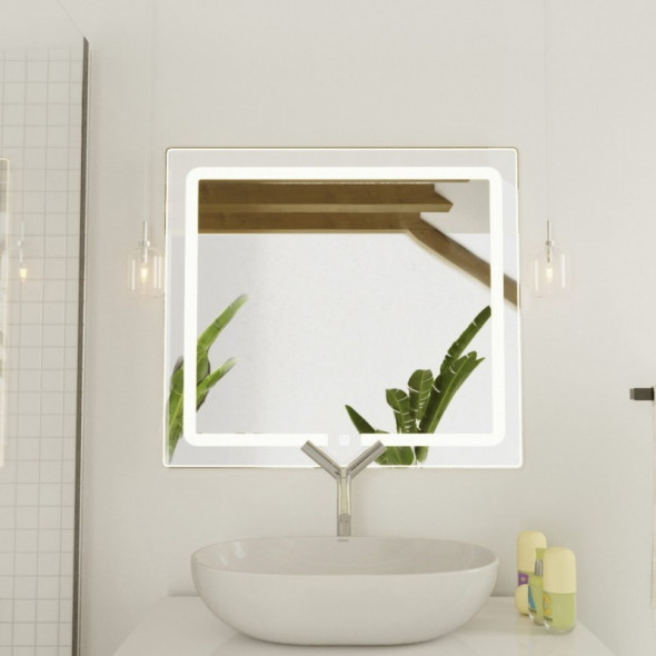 Massi Marama lustro prostokątne z oświetleniem LED 80x70 cm MSL-MA-8070