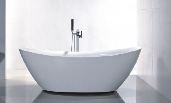 Massi Modern wanna wolnostojąca 180x87 cm z przelewem MSWA-6807P