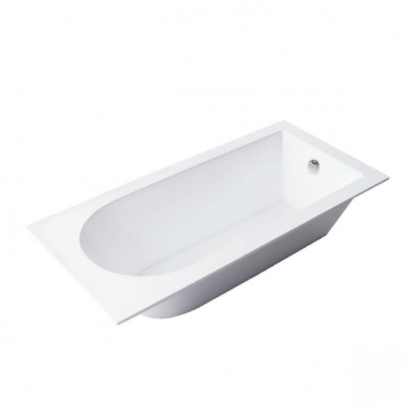 Massi Perso wanna prostokątna z przelewem 150x70 cm biały MSWT-PE-001150