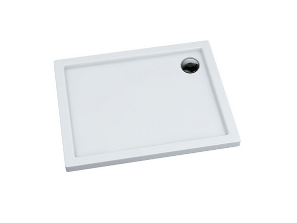 Massi Primero brodzik prostokątny 100x90 cm z syfonem akryl biały MSBR-D104A-90-100