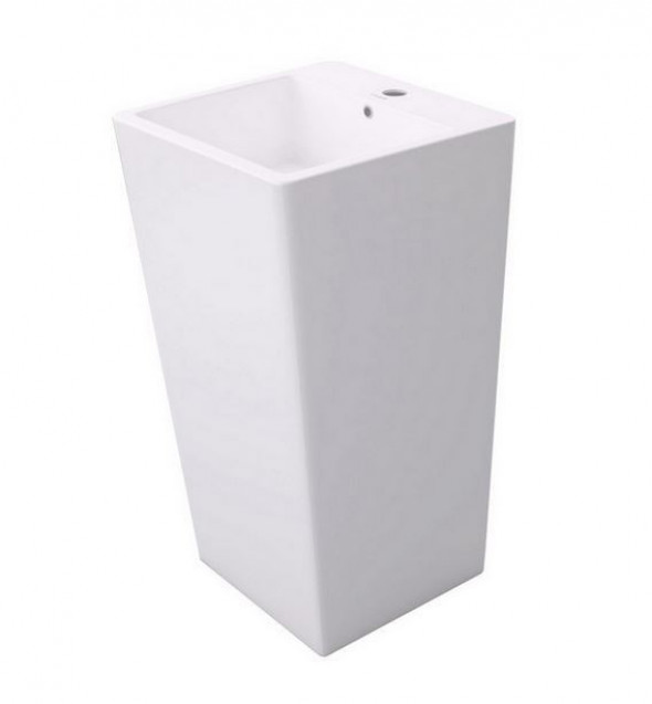 Massi Triumf umywalka monolityczna wolnostojąca kwadratowa 40x40 cm MSUS-002