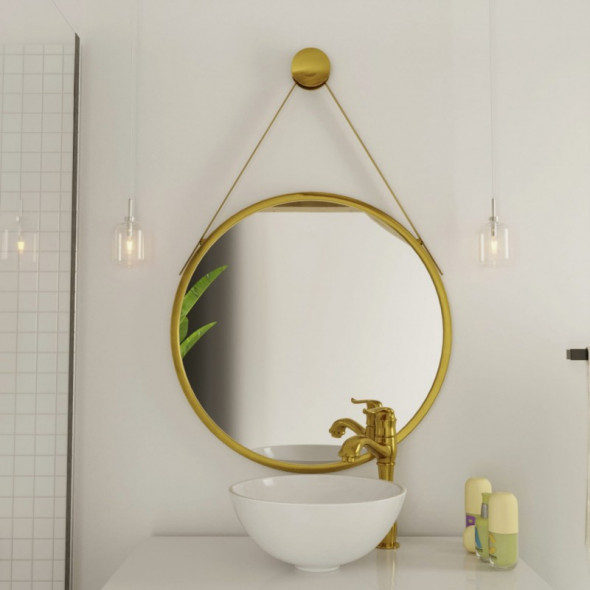 Massi Valo lustro okrągłe 70 cm złoty MSL-VA-700G