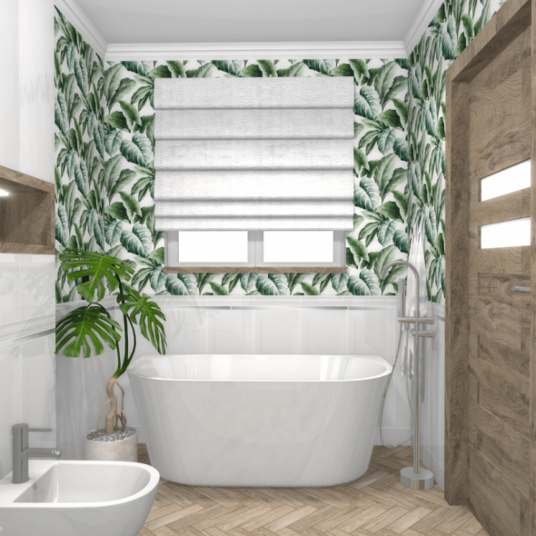 Massi Wall wanna wolnostojąca przyścienna z przelewem 170x80 cm akryl MSWA-6815B170P