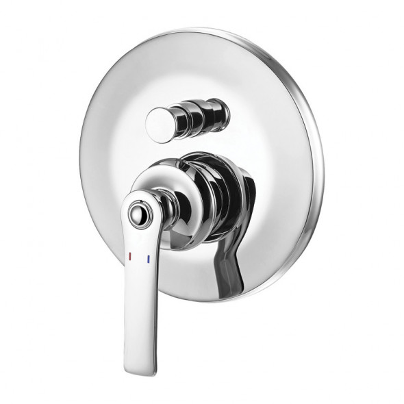 Omnires Armance bateria wannowa podtynkowa retro chrom AM5235CR