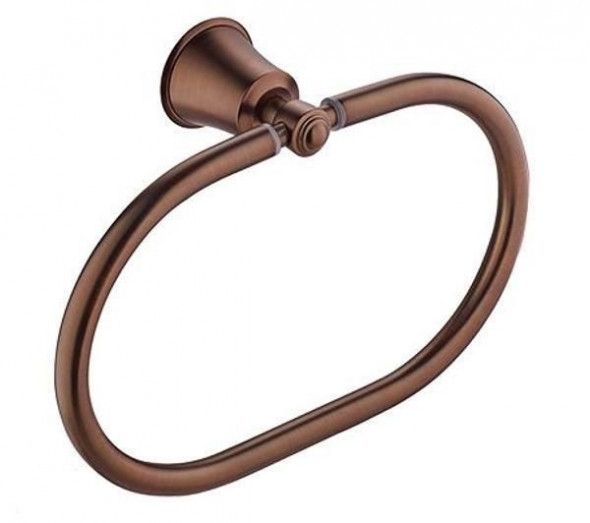 Omnires Art Line wieszak na ręcznik owalny miedź antyczna AL53230ORB
