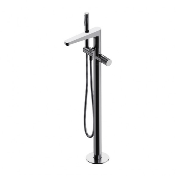 Omnires Contour bateria wannowa wolnostojąca chrom połysk CT8033CR