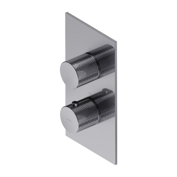 Omnires Contour termostatyczna bateria wannowo-prysznicowa podtynkowa chrom połysk CT8036CR