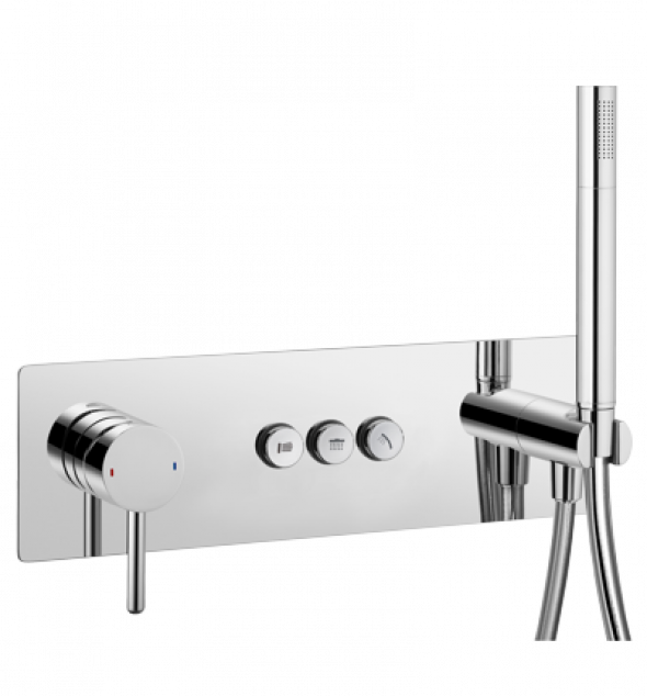 Omnires GoClick bateria podtynkowa 3-drożna chrom Y1237/1GCCR