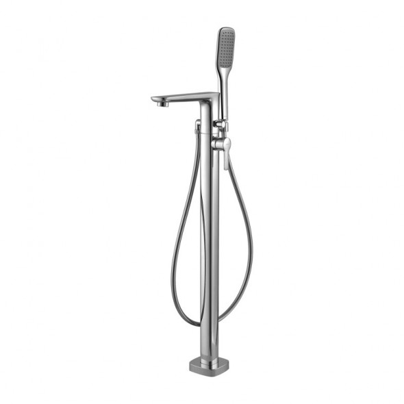 Omnires Hudson bateria wannowa wolnostojąca kompletna chrom HS4133CR