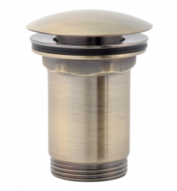 Omnires korek klik-klak do syfonu umywalkowego brąz antyczny A706BR