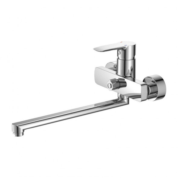 Omnires Mackenzie bateria umywalkowa ścienna / wannowa chrom MA3218CR