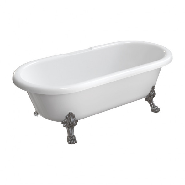 Omnires Marble+ wanna wolnostojąca 175x80 biały połysk ATENA175BP