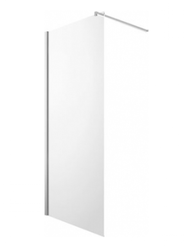 Omnires Marina kabina typu Walk-In 90 cm L/P chrom połysk przeźroczyste Easy Clean DNR90XCRTR