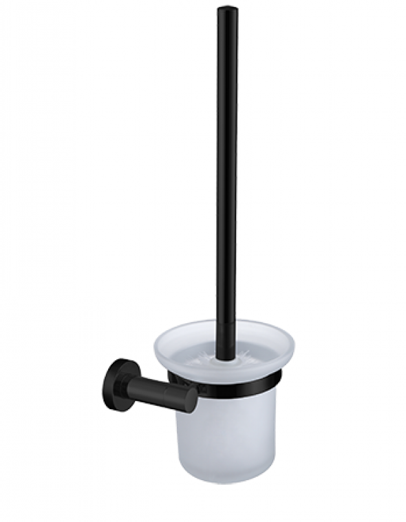 Omnires Modern Project szczotka WC wisząca czarny MP60620 BL