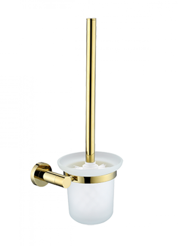 Omnires Modern Project szczotka WC wisząca złoty MP60620GL / MP60620ZŁ