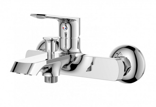 Omnires Norman bateria wannowa ścienna chrom NR7630CR