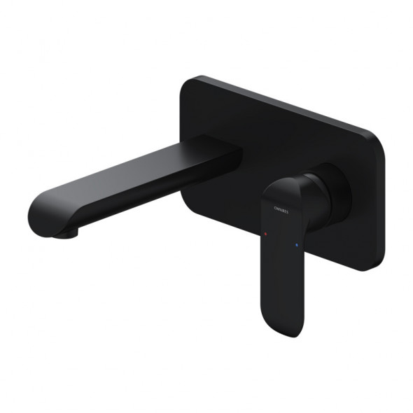 Omnires Sacramento bateria umywalkowa podtynkowa czarny mat SC2315BL