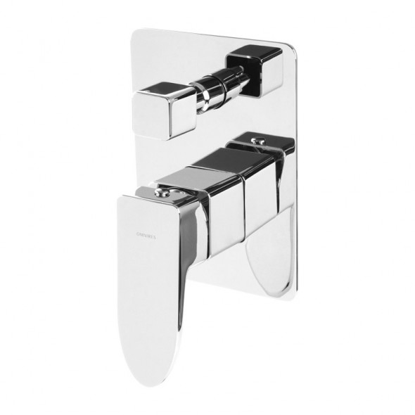 Omnires Siena bateria wannowa podtynkowa chrom SN7335CR